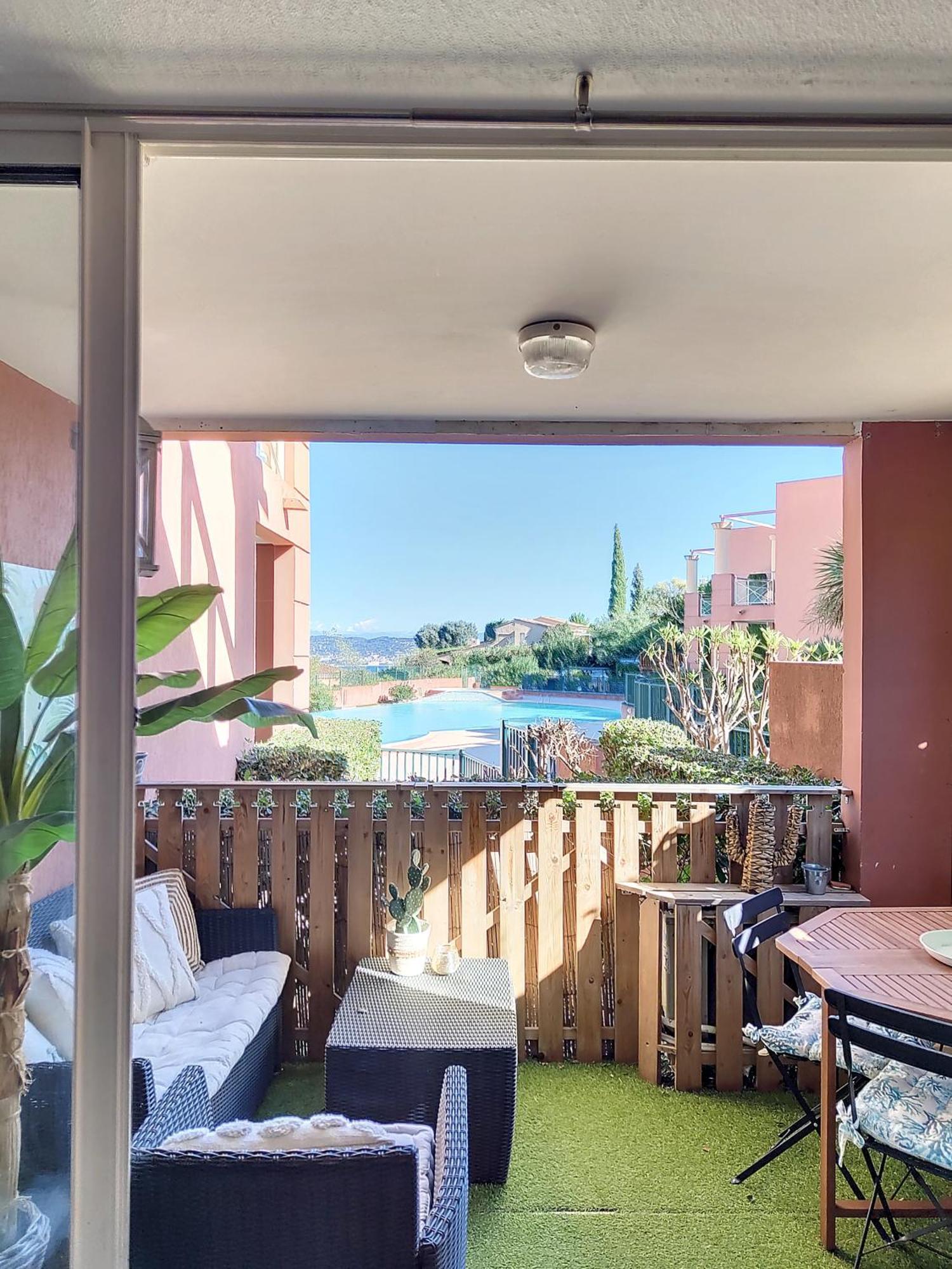 Vue Mer, Piscine, Free Parking Apartment Theoule-sur-Mer Bagian luar foto