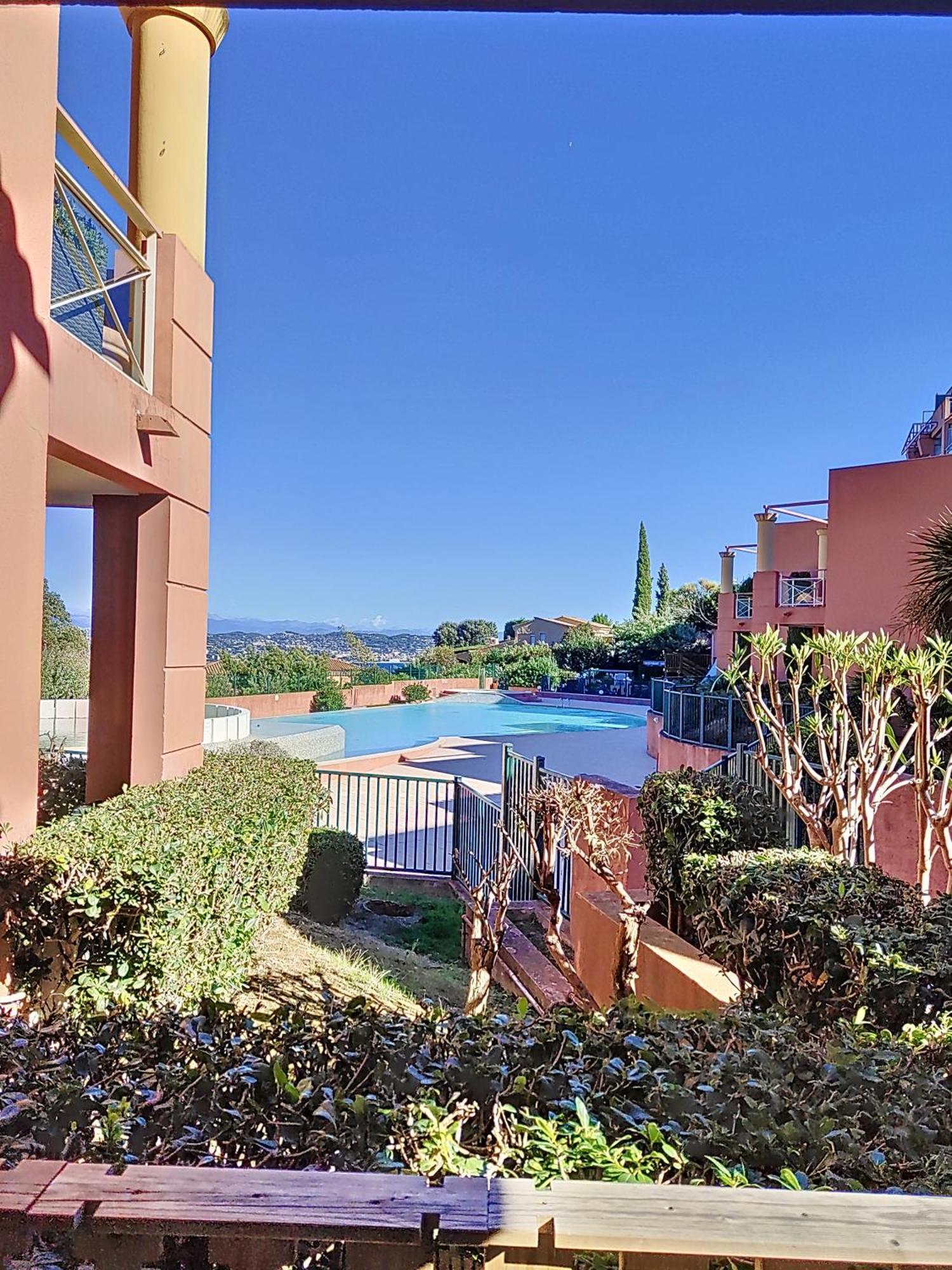 Vue Mer, Piscine, Free Parking Apartment Theoule-sur-Mer Bagian luar foto
